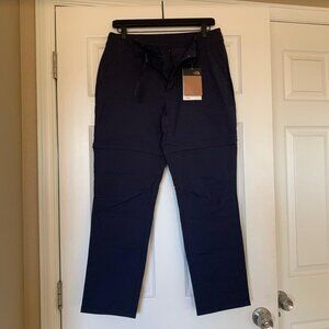 The North Face Women's Paramount Active Convertible Mid-Rise Pant, Navy, Size 6